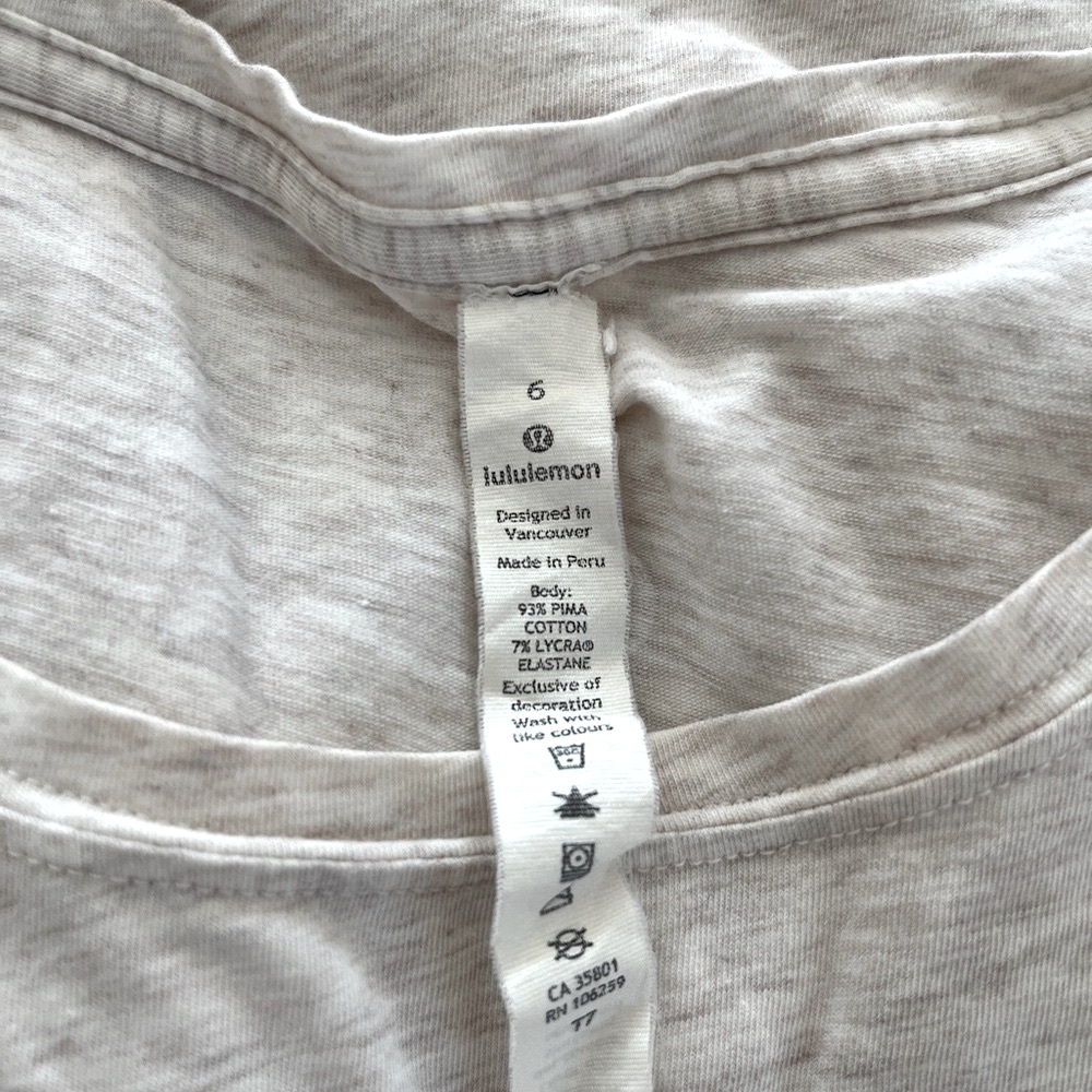 lululemon athletica Short Sleeve Tees - Black, Pink, Gray, White - Picture 3 of 4